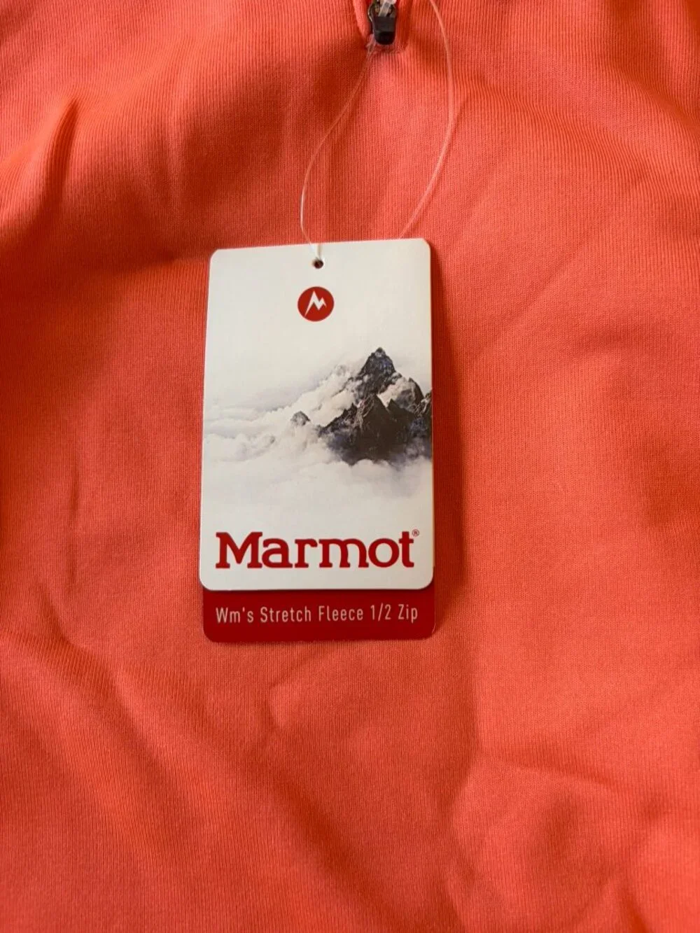 Marmot Women's Stretch Fleece 1/2 Zip Living Coral NWT Size M Pullover $75